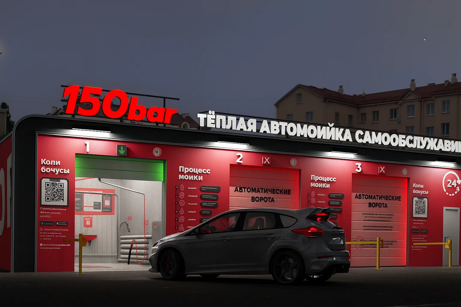 автомойка под ключ в малом городе